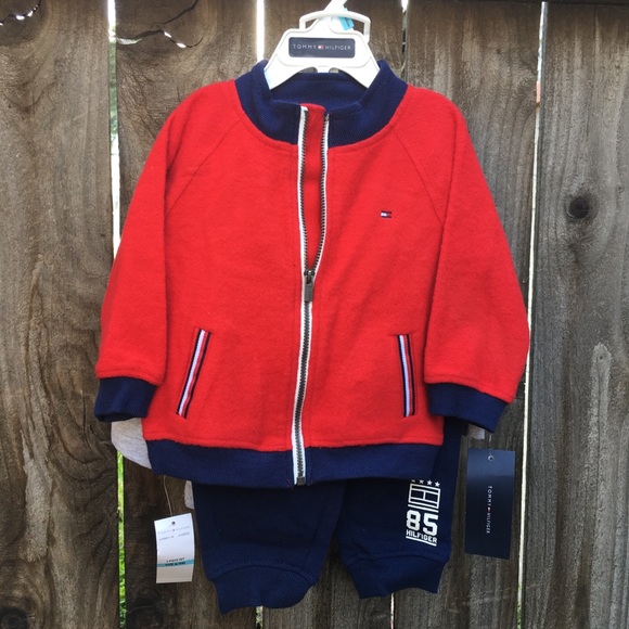 tommy hilfiger tracksuit boys